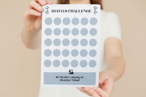 30 Days Challenge Planner: Free & Printable Template