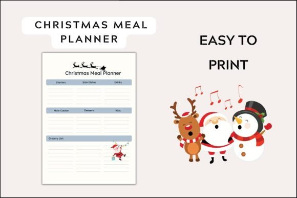 Christmas Meal Planner: A Designer's Guide to Festive Visual Organization