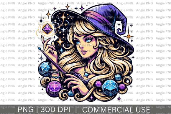 Crystal Witch PNG Clipart: A Designer's Magical Asset