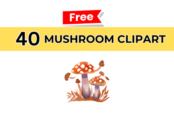 Enchant Your Designs with Versatile Mushroom Cliparts
