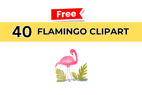 Flamingo Cliparts: Vibrant Assets for Modern Design
