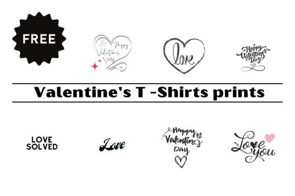 Free Valentines T Shirt Prints: Quick & Creative Design Assets