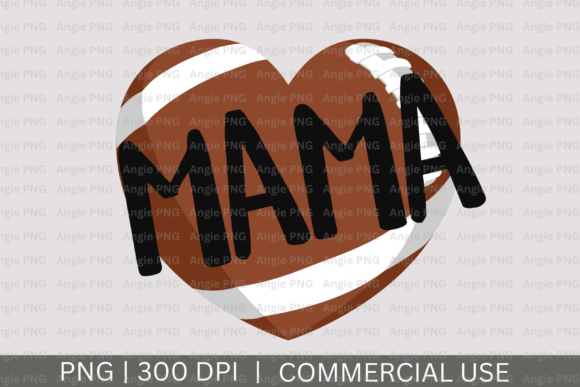 Mama Love Football PNG: A Versatile Design Asset