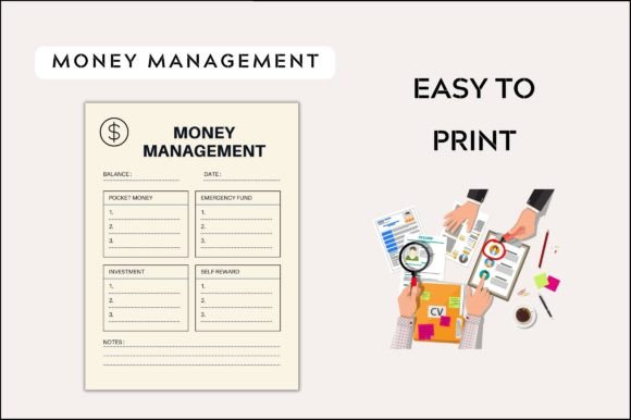 Money Management Tracker: Premium Printable Template