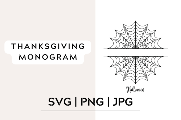 Premium Thanksgiving Monogram: A Designer's Instant Download