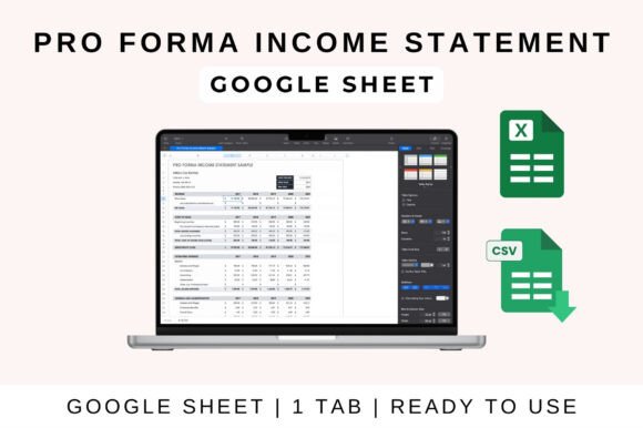 Pro Forma Income Statement Template: A Designer's Blueprint for Financial Clarity