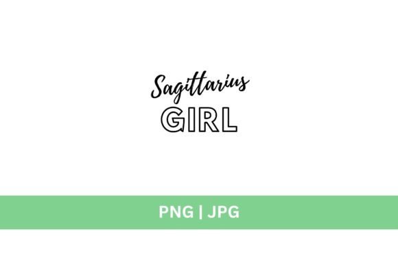 Sagittarius Girl Graphic: A Versatile Design Asset